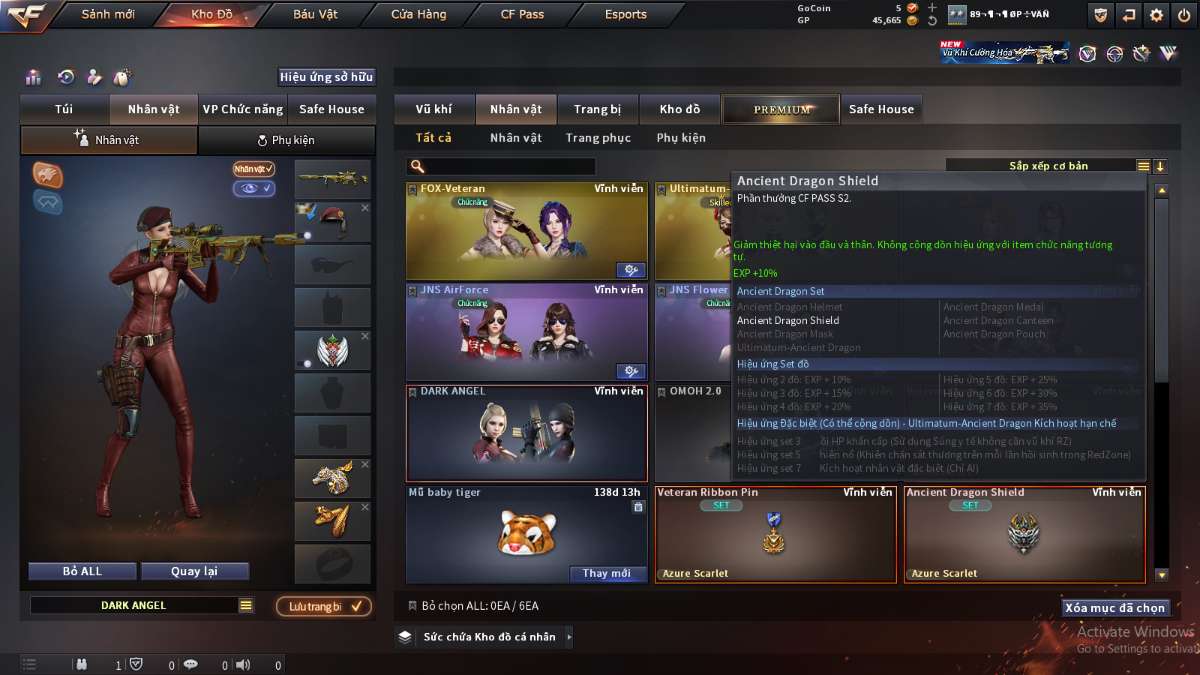 shop acc cf uy tin gia re